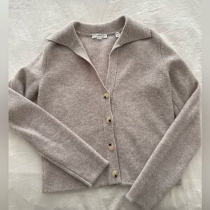 Vince Cashmere Cardigan Polo
